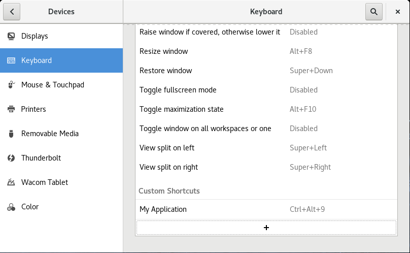 shortcuts added